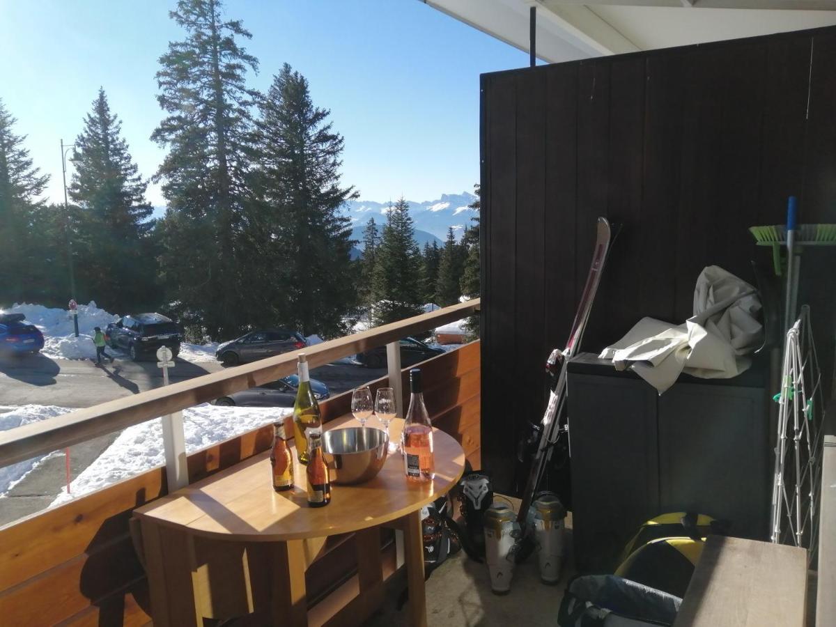 Le Flocon-Studio cabine-Balcon 4-6 Pers à 100m des pistes Chamrousse Esterno foto